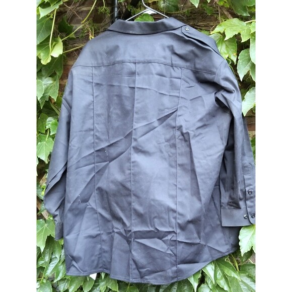New Blauer Street Gear Men's Long Sleeve Uniform Shirt 8703X Dark Navy 2XL - Picture 2 of 6